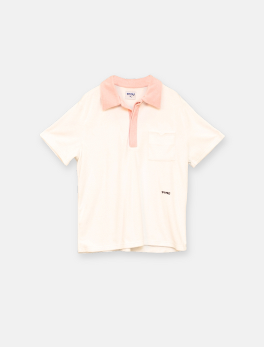 Terry Pink & Off White