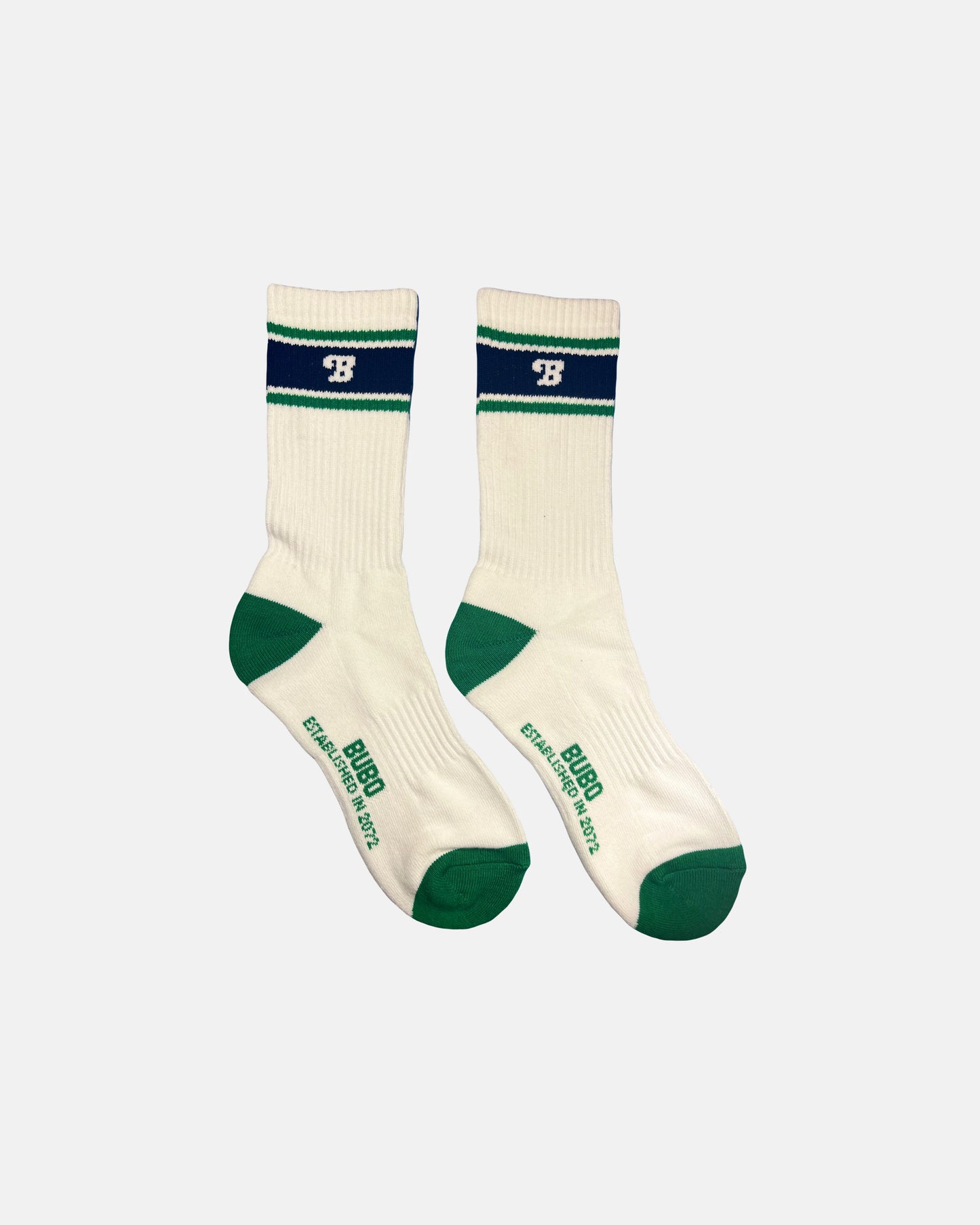 The Bubo Sock: Dark Navy | Sports - Green